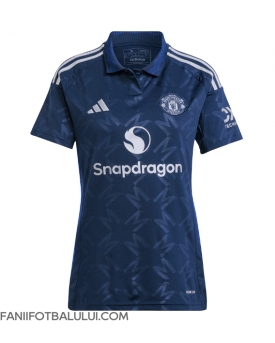 Manchester United Tricou Fotbal Replică 2024-25 Femei Deplasare